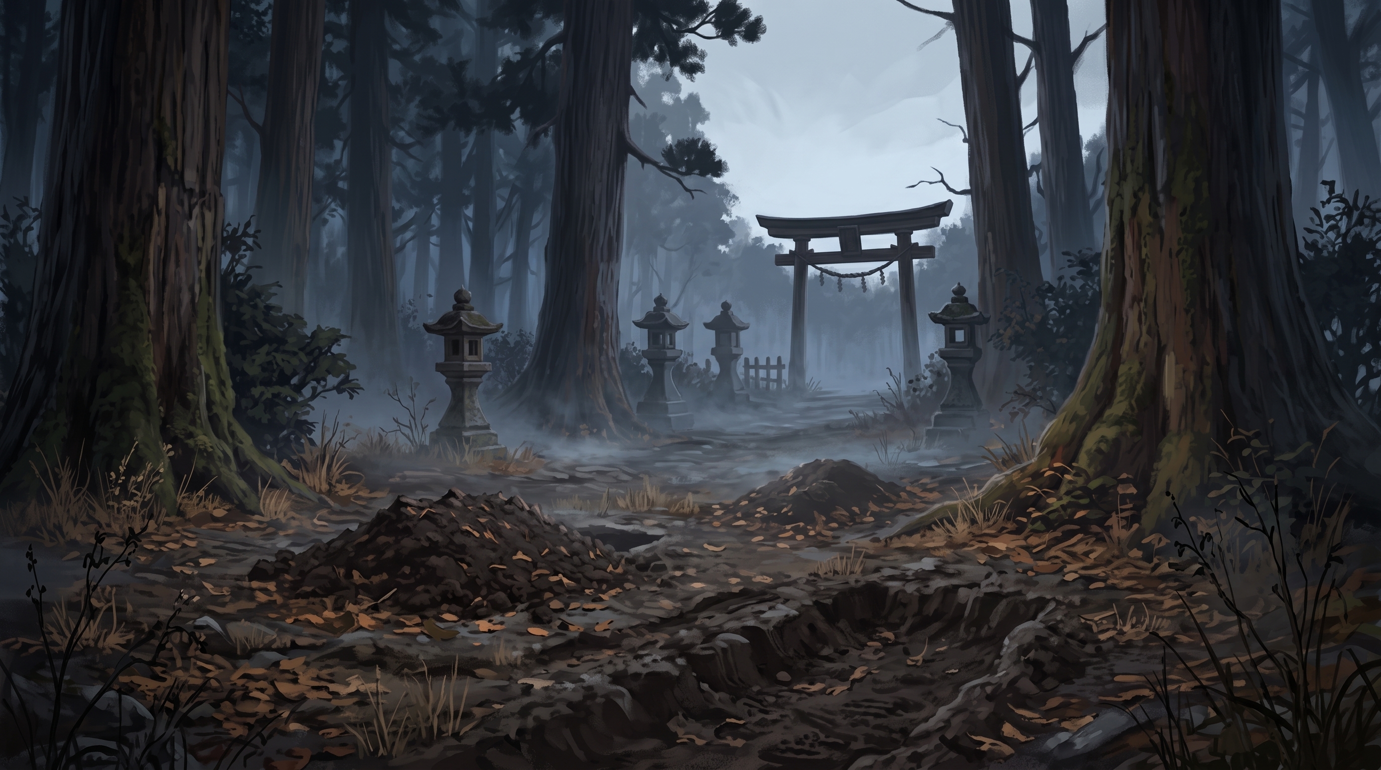 Desecrated Grave Site